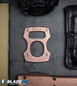 Microtech Copper Top Ultratech D/E OTF Automatic Knife (3.4" Black) -Blade HQ Shop Burnley Contra Cypop Bottle Opener Copper Titanium BHQ85538 kp pocket dump web