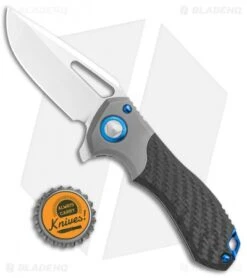 Marfione Custom Protocol HP BBTI Bolster CF Blue Ti (3" Mirror) 394-MCK -Blade HQ Shop Mardione Custom Protocol HP BBTI Bolster CF Blue Ti Mirror BHQ 107988 jr bottlecap