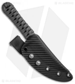 Marfione Custom Borka Blade Mini SBK Fixed Blade Knife (4" Gray DLC SW) -Blade HQ Shop Marfione Borka Mini SBK Gray SW 312 SBK BHQ 52572 jr sheath