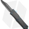 Marfione Custom Carbon Fiber Combat Troodon OTF Bowie Knife (Damascus)