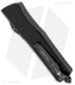 Marfione Custom Combat Troodon Interceptor OTF Knife W/ Brass HW (3.8" Fallout) -Blade HQ Shop Marfione Custom Combat Troodon Interceptor Brass Fallout 339 MCK BHQ 87109 jr side