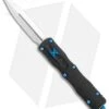 Marfione Custom Dirac OTF Automatic Knife Aluminum/Blue Ringed (3" Mirror) -Blade HQ Shop Marfione Custom Dirac OTF Auto Mirror BHQ 115574 jr