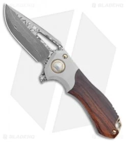 Marfione Custom Protocol Ironwood (3" Hattori Cowry Damascus)