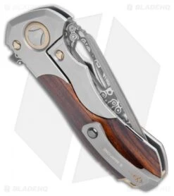 Marfione Custom Protocol Ironwood (3" Hattori Cowry Damascus) 8 Marfione Custom Protocol Ironwood (3" Hattori Cowry Damascus) -Blade HQ Shop Marfione Custom Protocol Ironwood Hattori Cowry Damascus 394 MCK BHQ 108601 jr side