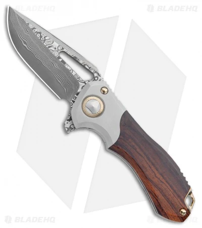 Marfione Custom Protocol Ironwood (3" Hattori Cowry Damascus) 3 Marfione Custom Protocol Ironwood (3" Hattori Cowry Damascus)