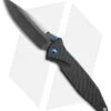 Marfione Custom Socom Elite S/E Knife CF W/ Flamed Spacer + Blue HW (DLC Mirror) -Blade HQ Shop Marfione Custom Socom Elite SE CF flamed spacer blue ti hw DLC mirror BHQ 75773 er