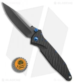 Marfione Custom Socom Elite S/E Knife CF W/ Flamed Spacer + Blue HW (DLC Mirror) 10 Marfione Custom Socom Elite S/E Knife CF W/ Flamed Spacer + Blue HW (DLC Mirror) -Blade HQ Shop Marfione Custom Socom Elite SE CF flamed spacer blue ti hw DLC mirror BHQ 75773 er bottlecap