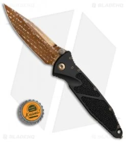 Marfione Custom Socom Elite S/E Knife Stingray Inlay + Bronze HW (Razorwire Dam) -Blade HQ Shop Marfione Custom Socom Elite SE Stingray Inlay Bronze HW Razorwire Dam BHQ 83094 er bottlecap