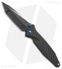 Marfione Custom Socom Elite T/E Knife CF W/ Flamed Spacer + Blue HW (DLC Mirror)