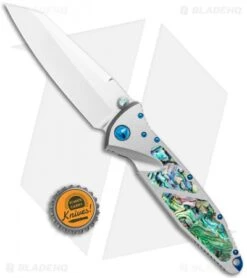 Marfione Custom Socom Elite Warcom Knife Abalone/SS (4" Mirror) -Blade HQ Shop Marfione Custom Socom Elite Warcom Abalone SS Mirror BHQ 123813 jr bottlecap 1