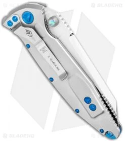 Marfione Custom Socom Elite Warcom Knife Abalone/SS (4" Mirror) -Blade HQ Shop Marfione Custom Socom Elite Warcom Abalone SS Mirror BHQ 123813 jr side 1