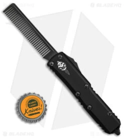 Microtech Marfione Custom Tactical Beard Comb Black (DLC Stonewash) -Blade HQ Shop Marfione Custom Tactical Beard Comb Black DLC SW BHQ 149075 td size