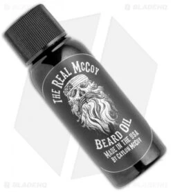 Marfione Custom Tactical Beard Comb W/ The Real McCoy Beard Oil (Whiskey Black) -Blade HQ Shop Marfione Custom Tactical Beard Comb Real McCoy Beard Oil Whiskey Black BHQ 117326 jr oil