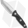 Microtech Socom Alpha Mini S/E Fixed Blade Tanto (3.75" SW Full Serr) -Blade HQ Shop Micortech Socom Alpha Mini SE Tanto SW Full Serr BHQ 140615 jr