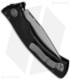 Microtech Amphibian Automatic Knife (3.5" Stonewash) 01/2002 *Collection* -Blade HQ Shop Microtech Amphibian 01 2002 BHQ 37235 jr side