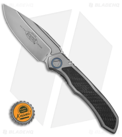 Microtech Anax Integral Frame Lock Knife BB Ti/Carbon Fiber (4" Bead Blast) 7 Microtech Anax Integral Frame Lock Knife BB Ti/Carbon Fiber (4" Bead Blast) - Image 5