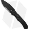 Microtech Anax S/E Frame Lock Knife Black Titanium/CF Inlay (3.8" Serrated DLC) 1 Microtech Anax S/E Frame Lock Knife Black Titanium/CF Inlay (3.8" Serrated DLC) -Blade HQ Shop Microtech Anax SE FLK Ti Carbon Fiber Inlay Serrated 3in DLC BHQ 181083 td