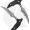 Microtech BEE S/E Wharncliffe Double Push Daggers Black G-10 (2.5" AP Full Serr) -Blade HQ Shop Microtech BEE SS FS Double Push Daggers AP Black G 10 Full Serr BHQ 141921 jr