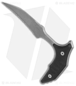 Microtech BEE S/E Wharncliffe Double Push Daggers Black G-10 (2.5" AP Full Serr) -Blade HQ Shop Microtech BEE SS FS Double Push Daggers AP Black G 10 Full Serr BHQ 141921 jr knife 2 spine