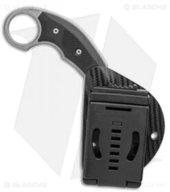 Microtech Bastinelli Iconic Karambit Fixed Blade Knife ( Sw) 118-10apr -Blade HQ Shop Microtech Bastinelli Iconic Karambit Fixed Blade Knife Apocalyptic 118 10APR BHQ 118539 LS Side