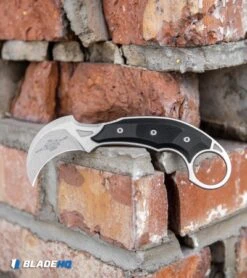 Microtech Bastinelli Iconic Karambit Fixed Blade Knife (Stonewash) 118-10R -Blade HQ Shop Microtech Bastinelli Iconic Karambit Fixed Blade Knife Stonewash 118 10R BHQ 99151 kp the wall web jr