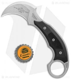 Microtech Bastinelli Iconic Left-Hand Karambit Fixed Blade (Stonewash) 118-10L -Blade HQ Shop Microtech Bastinelli Iconic LH Karambit SW 118 10L BHQ 103567 jr bottlecap
