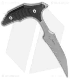 Microtech BEE S/E Wharncliffe Double Push Daggers Black G-10 (2.5" BB Full Serr) -Blade HQ Shop Microtech Bee Double SE Wharncliffe SS BB FS Black G 10 218D 9GTBKS BHQ 141749 jr 1 spine