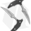 Microtech BEE S/E Wharncliffe Double Push Daggers Black G-10 (2.5" BB Full Serr) -Blade HQ Shop Microtech Bee Double SE Wharncliffe SS BB FS Black G 10 218D 9GTBKS BHQ 141749 jr
