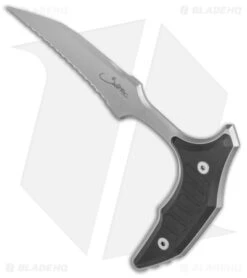 Microtech BEE S/E Wharncliffe Double Push Daggers Black G-10 (2.5" BB Full Serr) -Blade HQ Shop Microtech Bee Double SE Wharncliffe SS BB FS Black G 10 218D 9GTBKS BHQ 141749 jr 2 spine