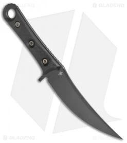 Microtech Borka SBK Fixed Blade Knife Carbon Fiber (5" Black) 200-1DLC -Blade HQ Shop Microtech Borka SBK CF Black 200 1DLC BHQ 67807 jr spine