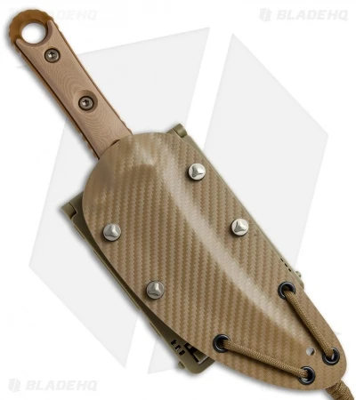 Microtech Borka SBK Fixed Blade Knife Tan G-10 (5" Tan PVD) 200-1PVDTN 5 Microtech Borka SBK Fixed Blade Knife Tan G-10 (5" Tan PVD) 200-1PVDTN - Image 3