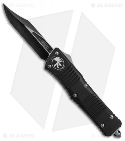Microtech Combat Troodon Bowie OTF Knife (3.8" Black) 146-1 3 Microtech Combat Troodon Bowie OTF Knife (3.8" Black) 146-1