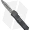 Microtech Signature Series Combat Troodon D/E OTF Knife Black (3.8" Damascus)