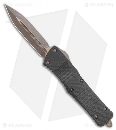 Microtech Signature Series Combat Troodon D/E OTF Knife CF (3.8" Bronze) 3 Microtech Signature Series Combat Troodon D/E OTF Knife CF (3.8" Bronze)