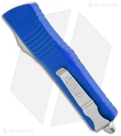 Microtech Combat Troodon D/E OTF Automatic Knife Blue (3.8" Stonewash) 5 Microtech Combat Troodon D/E OTF Automatic Knife Blue (3.8" Stonewash) - Image 3
