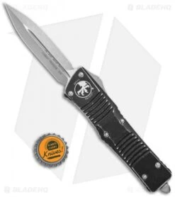 Microtech Combat Troodon D/E OTF Automatic Knife Distressed Black (3.8" Apoc) -Blade HQ Shop Microtech Combat Troodon DE OTF Auto Apocalyptic 142 10DBK BHQ 123484 jr bottlecap
