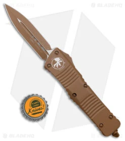 Microtech Combat Troodon D/E OTF Automatic Knife Tan (3.8" Cerakote Tan) 9 Microtech Combat Troodon D/E OTF Automatic Knife Tan (3.8" Cerakote Tan) -Blade HQ Shop Microtech Combat Troodon DE OTF Auto Tan Cerakote Tan BHQ 176892 jr bottlecap
