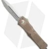 Microtech Combat Troodon D/E OTF Automatic Knife Tan (3.8" SW Serr ) 142-11TA 1 Microtech Combat Troodon D/E OTF Automatic Knife Tan (3.8" SW Serr ) 142-11TA -Blade HQ Shop Microtech Combat Troodon DE tan sw serr BHQ 71361 er