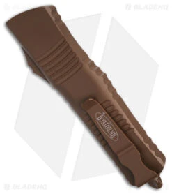 Microtech Combat Troodon D/E OTF Dagger Automatic Knife (3.8" Full Serr)142-3CTA -Blade HQ Shop Microtech Combat Troodon OTF Dagger AK 3in Full Serr BHQ 174877 td side