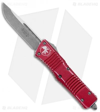 Microtech Combat Troodon S/E OTF Automatic Knife Red Distressed (3.8" SW) 3 Microtech Combat Troodon S/E OTF Automatic Knife Red Distressed (3.8" SW)