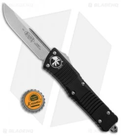 Microtech Combat Troodon S/E OTF Automatic Knife (3.8" Stonewash) 143-10 -Blade HQ Shop Microtech Combat Troodon SE OTF Auto SW 143 10 BHQ 5769 jr bottlecap 1