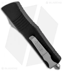 Microtech Combat Troodon S/E OTF Automatic Knife (3.8" Stonewash) 143-10 -Blade HQ Shop Microtech Combat Troodon SE OTF Auto SW 143 10 BHQ 5769 jr side