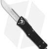 Microtech Combat Troodon S/E OTF Automatic Knife (3.8" Satin Serr) 143-5 -Blade HQ Shop Microtech Combat Troodon SE OTF Auto Satin Serr 143 5 BHQ 1836 jr 1