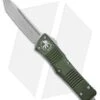 Microtech Combat Troodon T/E Automatic OTF Knife OD Green (3.8" Stonewash) -Blade HQ Shop Microtech Combat Troodon TE OD Green SW 144 10OD BHQ 98151 jr