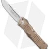 Microtech Combat Troodon T/E Automatic OTF Knife Tan (3.8" Satin) 1 Microtech Combat Troodon T/E Automatic OTF Knife Tan (3.8" Satin) -Blade HQ Shop Microtech Combat Troodon TE Tan satin BHQ 83063 er jr