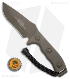 Microtech Currahee Fixed Blade Knife OD Green (4.5" OD Green) 102-1 OD -Blade HQ Shop Microtech Currahee Fixed Blade OD Green OD Green BHQ 176092 jr bottlecap
