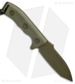 Microtech Currahee Tanto Knife Fixed Blade (4.5" Green) 103-1GR -Blade HQ Shop Microtech Currahee Tanto Green 103 1GR BHQ 16542 jr spine