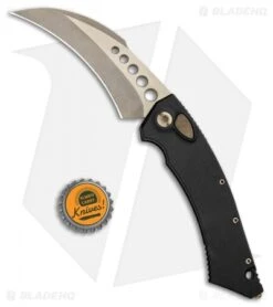 Microtech Custom Hawk Automatic Knife Apocalyptic (4" Two Tone Bronze) 507-MCK -Blade HQ Shop Microtech Custom Hawk Auto Knife Apoclyptic TT Bronze 507 MCK BHQ 102324 jr bottlecap