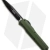 Microtech Cypher S/E OTF Automatic Knife Smooth OD Green (4" Black) 42S-1OD -Blade HQ Shop Microtech Cypher DE OTF Smooth Black OD Green 241S 1OD BHQ 84505 jr 1