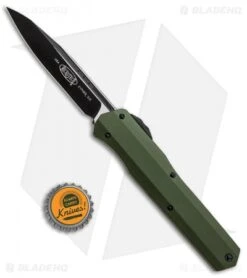 Microtech Cypher S/E OTF Automatic Knife Smooth OD Green (4" Black) 42S-1OD -Blade HQ Shop Microtech Cypher DE OTF Smooth Black OD Green 241S 1OD BHQ 84505 jr bottlecap 1